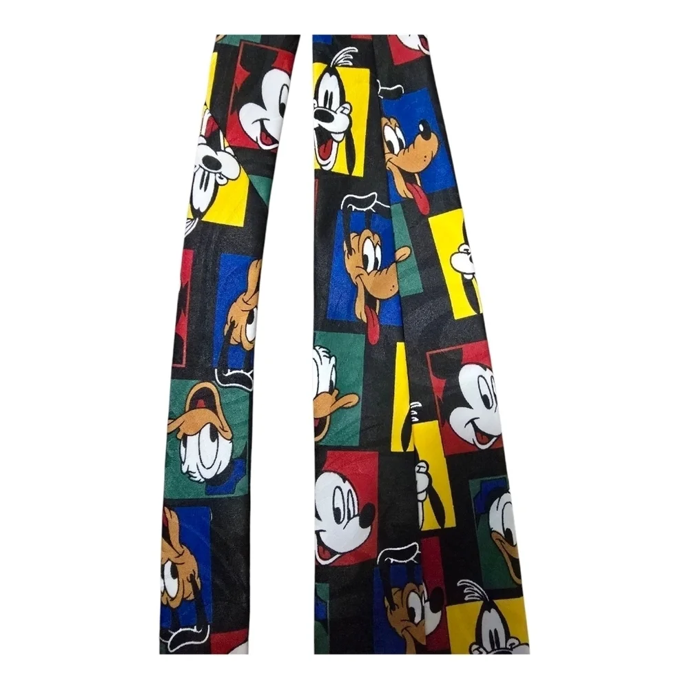 Mickey Unlimited Necktie By Balancine Inc 100% Polyester Classis Cartoon Donald